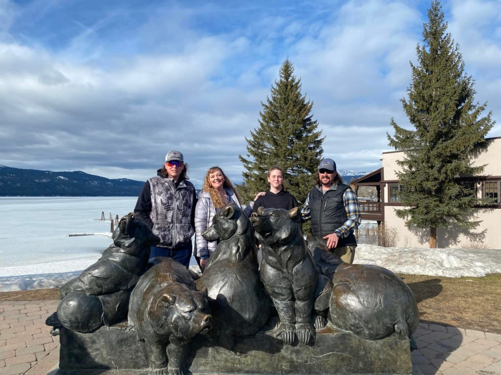 Rhea's birthday in Mccall